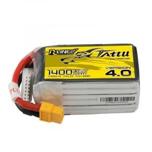 Tattu R-Line Version 4.0 1400mAh 22.2V 130C 6S1P Lipo Battery XT60